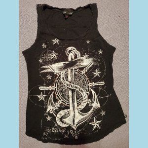 XS Rock & Republic Anchor Tank Top